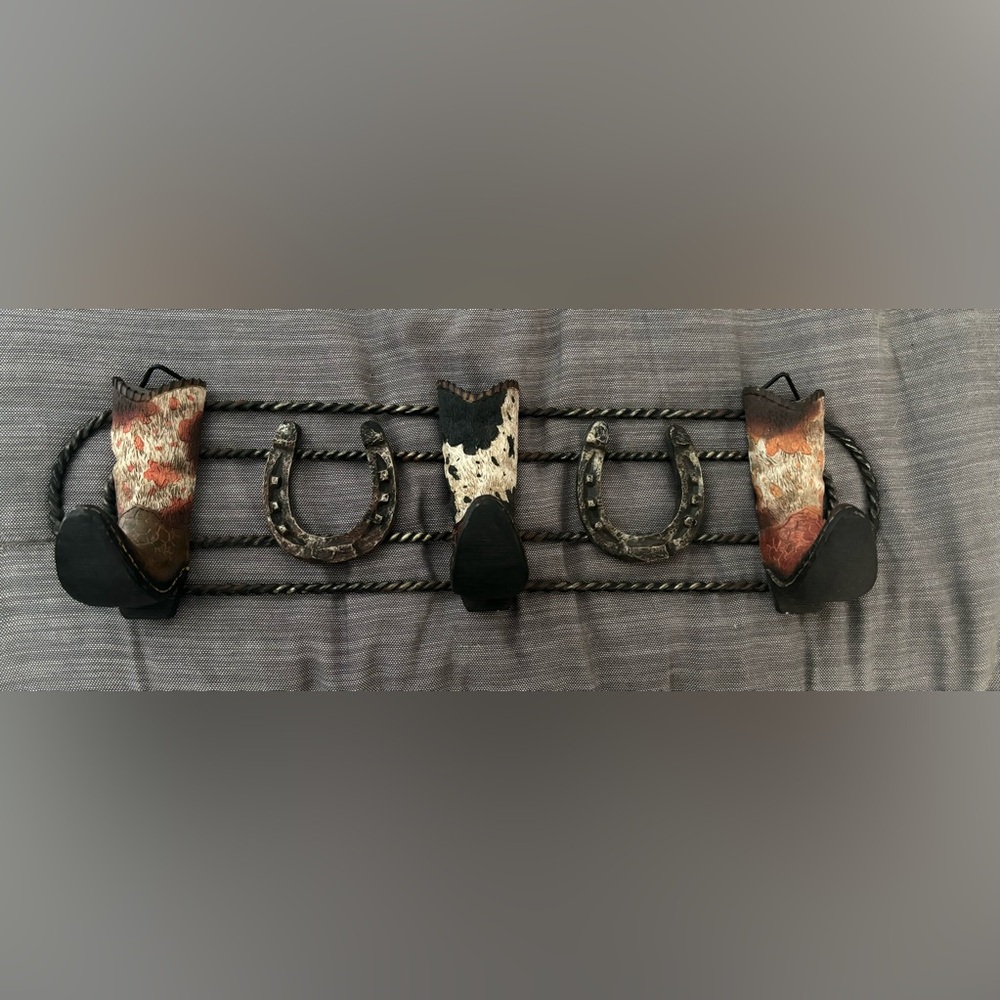 Cowboy Boot Coat Rack